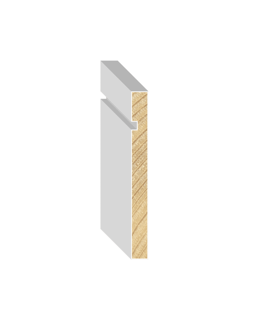 Baseboard 1X6 Reversible Pine